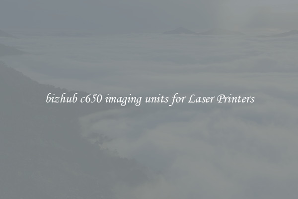 bizhub c650 imaging units for Laser Printers