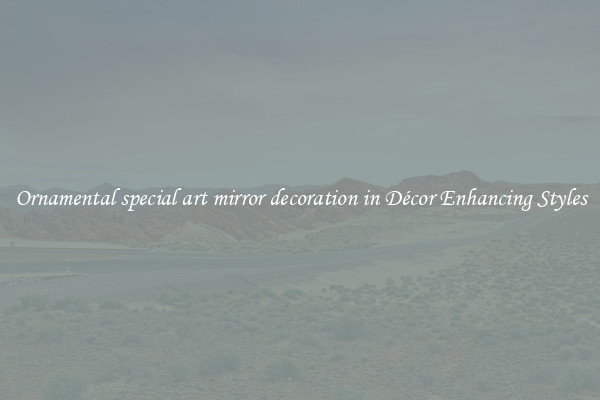 Ornamental special art mirror decoration in Décor Enhancing Styles