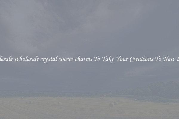 Wholesale wholesale crystal soccer charms To Take Your Creations To New Levels