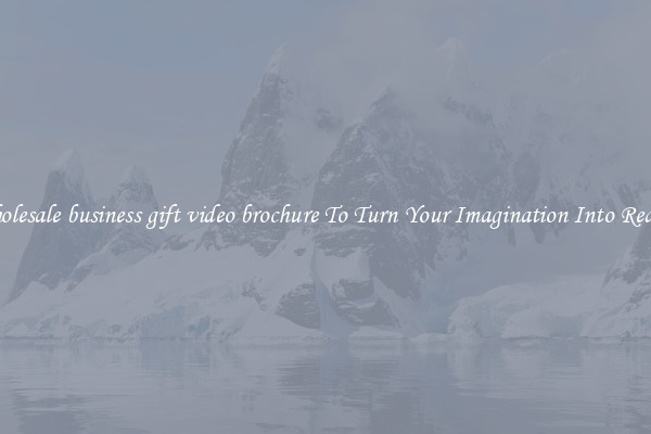 Wholesale business gift video brochure To Turn Your Imagination Into Reality