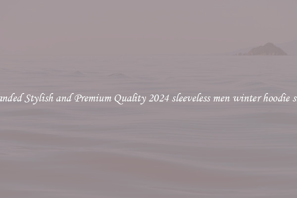Branded Stylish and Premium Quality 2024 sleeveless men winter hoodie sizes