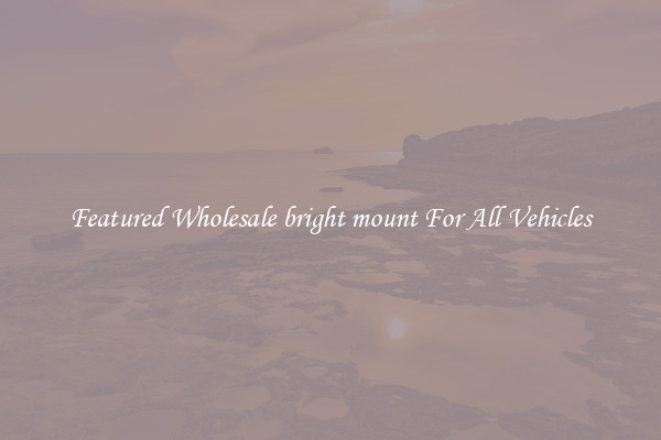 Featured Wholesale bright mount For All Vehicles