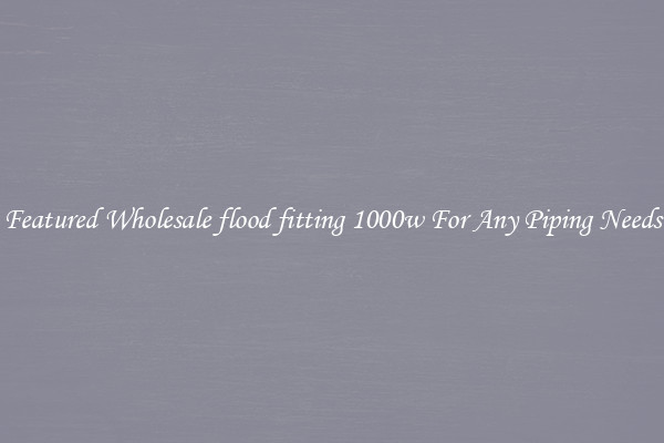 Featured Wholesale flood fitting 1000w For Any Piping Needs