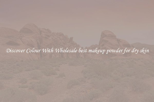 Discover Colour With Wholesale best makeup powder for dry skin