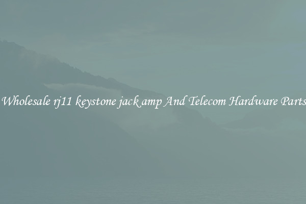 Wholesale rj11 keystone jack amp And Telecom Hardware Parts