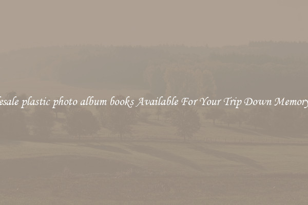 Wholesale plastic photo album books Available For Your Trip Down Memory Lane