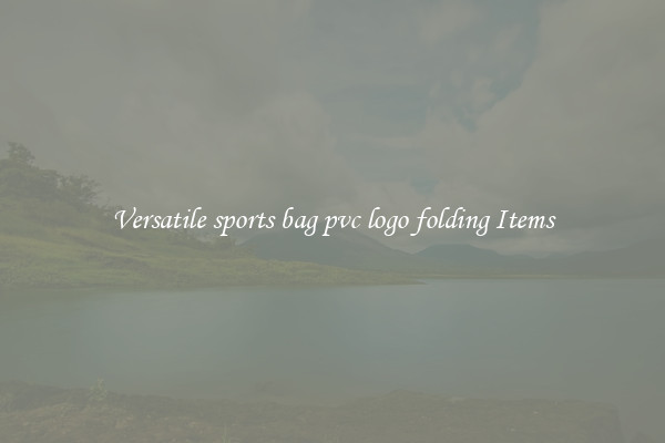 Versatile sports bag pvc logo folding Items