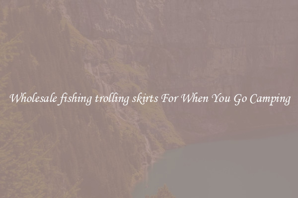 Wholesale fishing trolling skirts For When You Go Camping