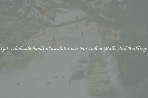 Get Wholesale handrail escalator otis For Indoor Malls And Buildings