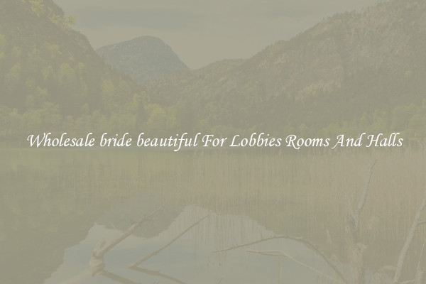 Wholesale bride beautiful For Lobbies Rooms And Halls