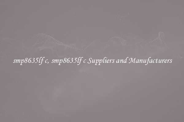 smp8635lf c, smp8635lf c Suppliers and Manufacturers